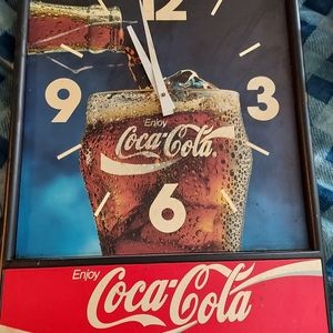 Coca cola clock